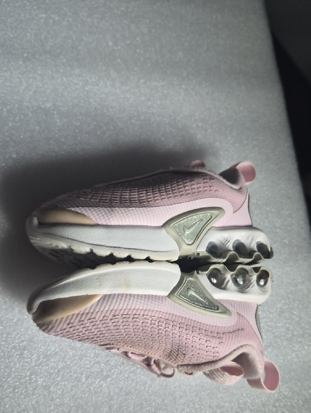 Nike Girls' Pink Slip-On Air Max Knit Sneakers - Picture 8 of 11